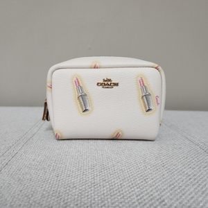 SOLD Coach Mini Boxy Cosmetic Case